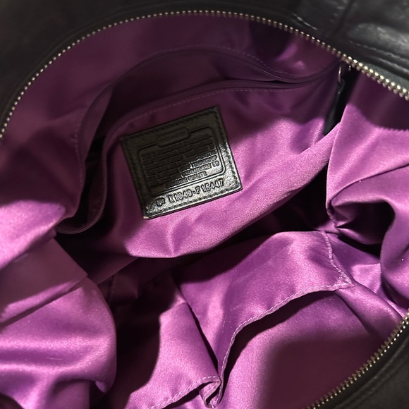 Black Coach Handbag - Picture 2 of 8